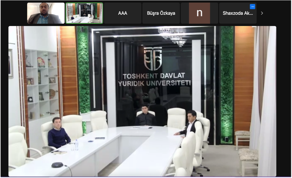 Fakültemizde Taşkent Hukuk Üniversitesi işbirliğiyle “Roundtable Talk-IX/ Contemporary Perspectives on Law” etkinliği gerçekleşmiştir.