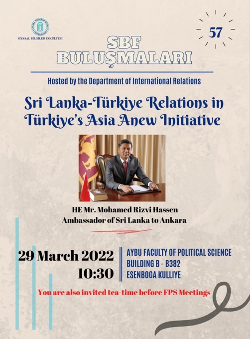 SBF Meetings: HE Mr. Mohamed Rizvi Hassen